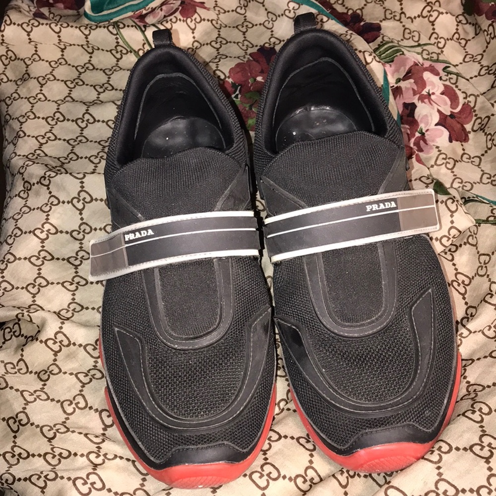 Prada Cloudbust Technical Fabric Sneakers - image 1